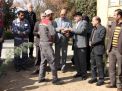 گزارش تصویری از آئیین درختکاری و تقدیر ازهمکاران فضای سبز دانشگاه